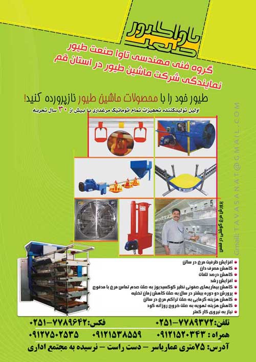 گروه فنی مهندسی تاوا صنعت طیور